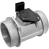 Ø conexión admisión: 80mm HELLA 8ET 009 142-451 Medidor de la masa de aire - 5polos - atornillado