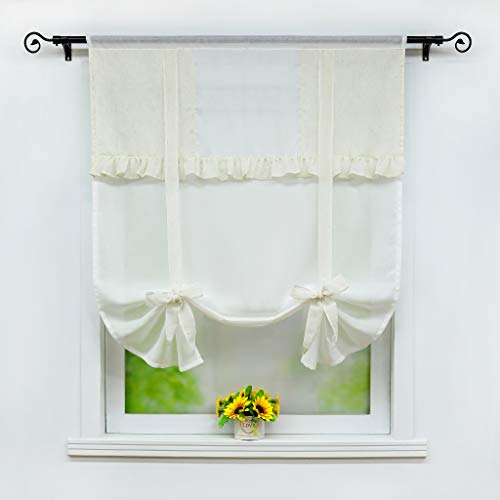 Joyswahl Bindegardine Raffrollo schöne Fertig Gardine transparente...