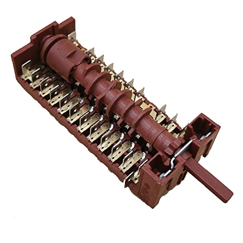 Jcspares® - Commutatore Selettore Manopola Cottura 10+0 Posizioni Gottak 801200 Per Forno Compatibile Ilve Nardi
