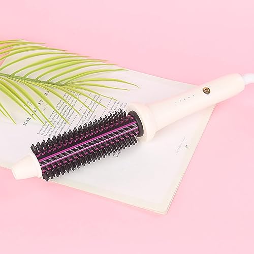 Plancha para el cabello con cepillo ionizado, peine calentado de 28 mm, rizador y alisador eléctrico para cabello, cepillo alisador iónico para spa, hogar y viaje miniatura 5