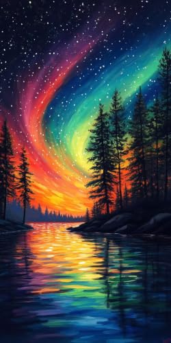 Peinture diamant pour débutants adultes kit 5D forêt contre le stress