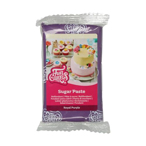 FunCakes Pasta De Azúcar Royal Purple, 250 Gramo