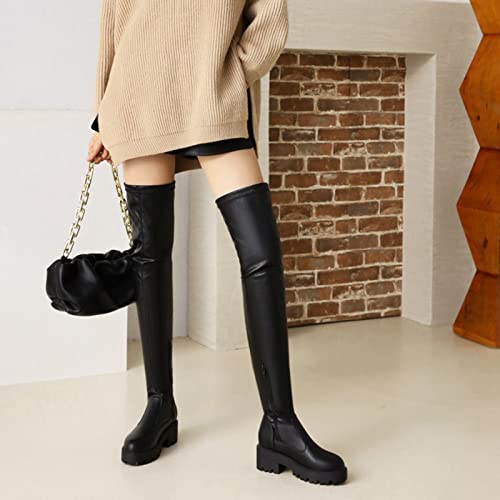 Bottes élastiques décontractées qui galbent la jambe sans comprimer - 4
