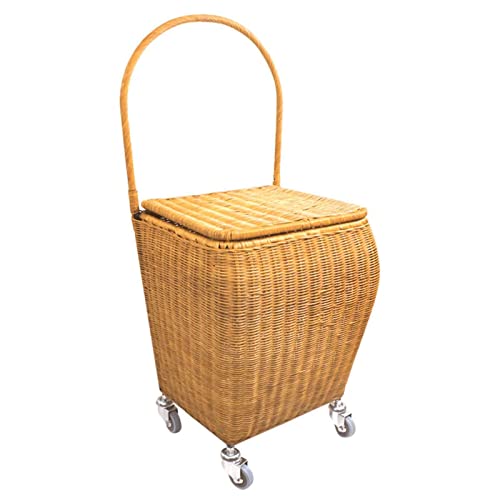 TISTIK Rattan Shopping Cart