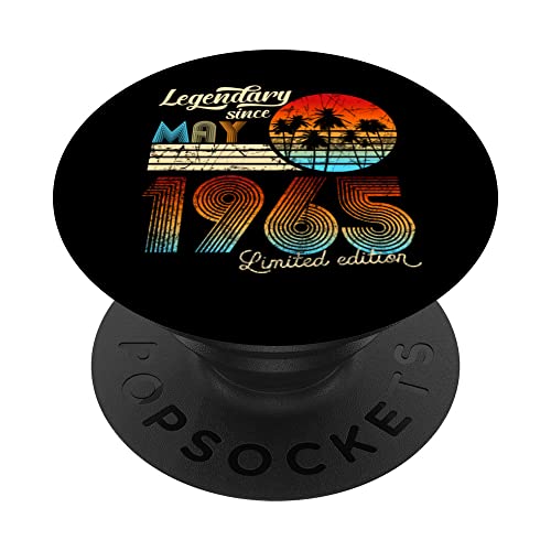 Cumpleaños Legendario Desde Mayo De 1965 Regalo. PopSockets PopGrip Intercambiable