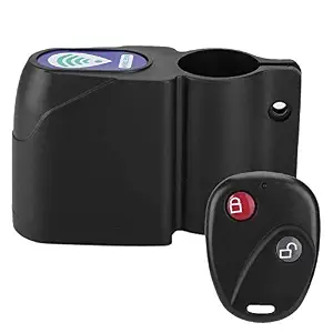 Strauss Bicycle Wireless Security Alarm Lock, (Black)