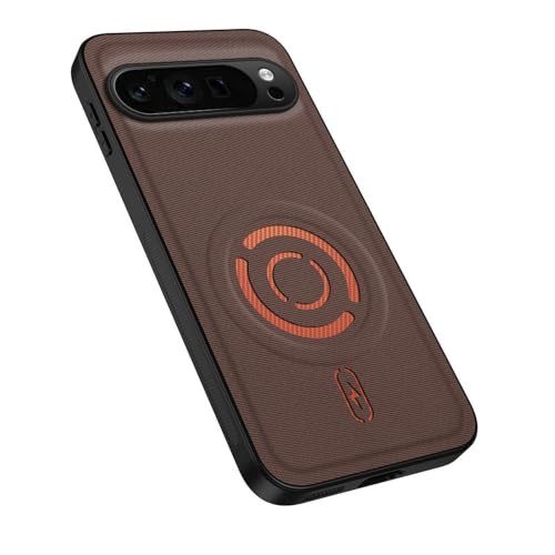 Magnetic Phone Case for Google Pixel 9 Pro, Brown