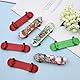 OMJMYY 30 Stück Finger Skateboard,Fingerboard Spielzeug,Fingerboard Mini Spiele für Kinder,Mini Skateboards Set,Cartoon Finger Skateboards für Kindergeburtstag Kreatives Gastgeschenke