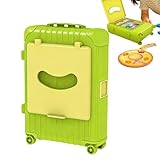 Giwoatln Juguetes de Razonamiento Espacial - Mini Maleta Educativa Portátil - Juego De Memoria Y Emparejamiento | para Niños Y Niñas Coordinación Mano-Desarrollo Cognitivo Preescolar Hogar Viaje