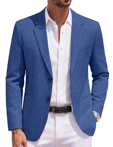 COOFANDY Men's Blazer Casual Two Buttons Sport Coats Lightweight Suit Jacket