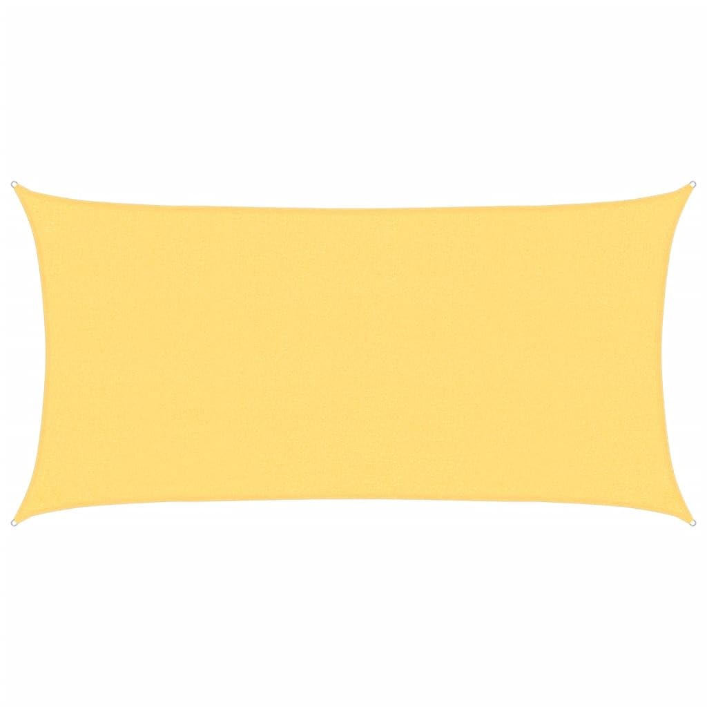 Voile d'ombrage rectangulaire 2x4 auvent solaire beige jardin terrasse balcon