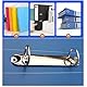 2 Ring Binder Mechanismus, Wanfoou 6 Stück O-förmiger Metallclip 2 Ring Bindemittel Ersatz, Metall-Clip-Ringbuch für Papieraufbewahrung, Ordner, Planer, Zubehör, 123 mm