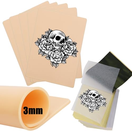 Peau de tatouage A4 pour s'exercer à la maison avec stencil