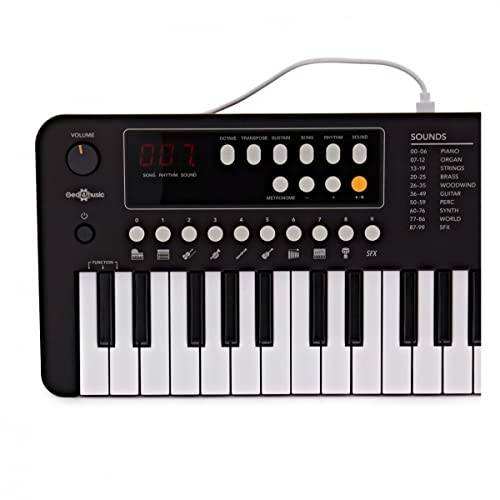 VISIONKEY-1 Mini clavier piano portable 37 touches pour enfants et adultes - Les Beatles, Paul McCartney, John Lennon, RIngo Starr, George Harrison VISIONKEY-1 Mini clavier piano portable 37 touches pour enfants et adultes – Image 4