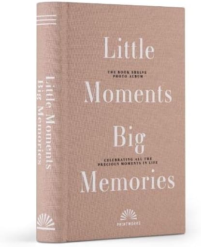 | Little Moments Big Memories Photo Album Scrapbook | Coffee Table Decor | Small Albums | Scrap Books for Adults