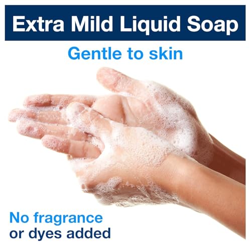 Image of Tork Extra Mild Liquid Hand Soap, Compatible with S4 dispensers, Fragrance-free, Dermatologically tested, eco-friendly 6 x 1L bottles (400031)