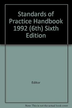 Paperback Standards of Practice Handbook 1992 (6th) Sixth Edition Book