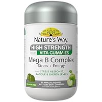 Nature's Way High Strength Adults Mega B Complex Pastilles Vita 50 Gummies
