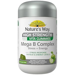 Nature's Way High Strength Adult Mega B Complex Vita Gummies 50 pack