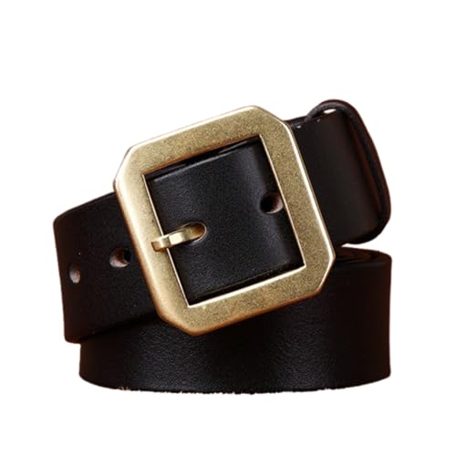 Ceinture en cuir de vachette véritable fini les ceintures fragiles grâce à l'épaisseur 5 mm