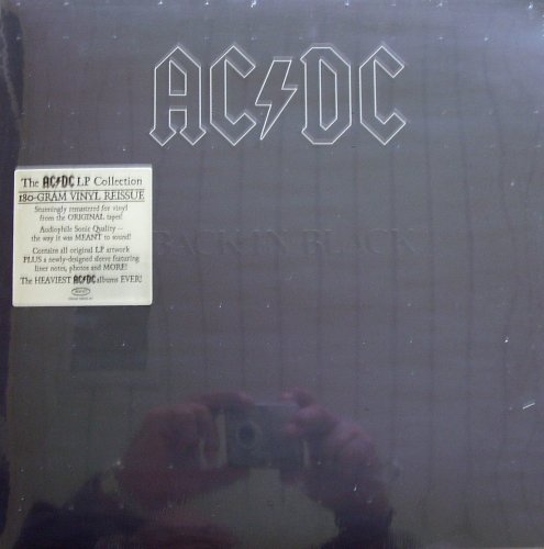AC/DC " Back In Black " 180 Gram Vinyl Record Album Remastered