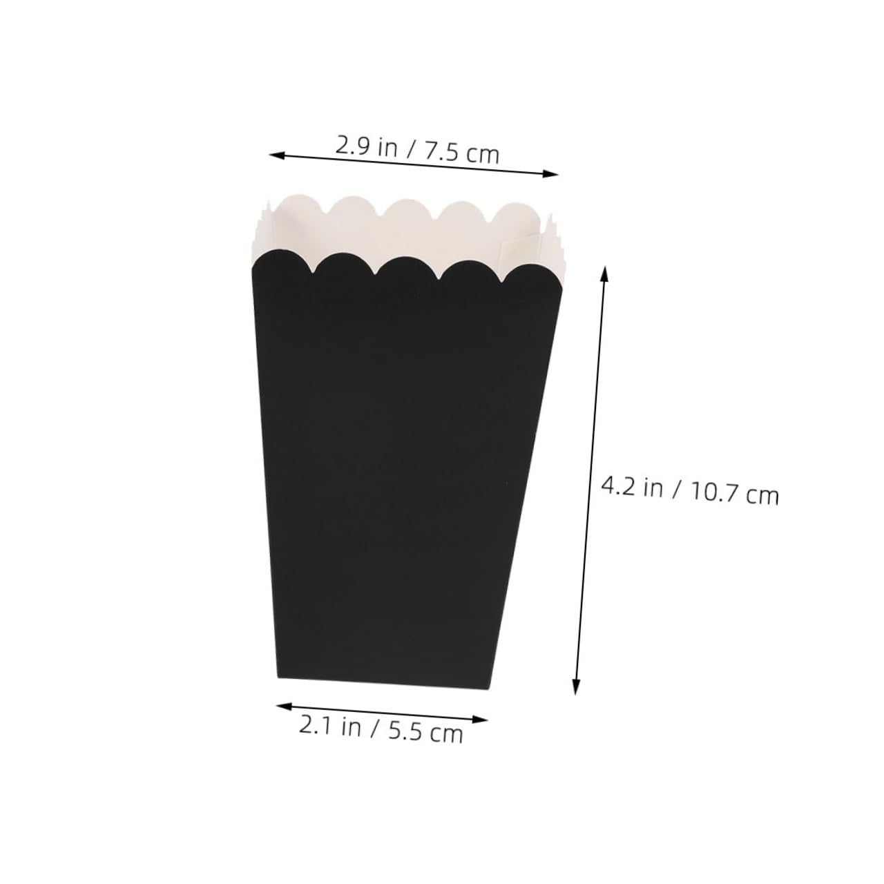 ABOOFAN Contenitori Per Snack Scatole Da 100 Pezzi Scatola Di Popcorn Tazze Di Patatine Fritte Scatole Di Patatine Fritte Secchielli Per Popcorn Pacco Cartoncino Bianco Cibo