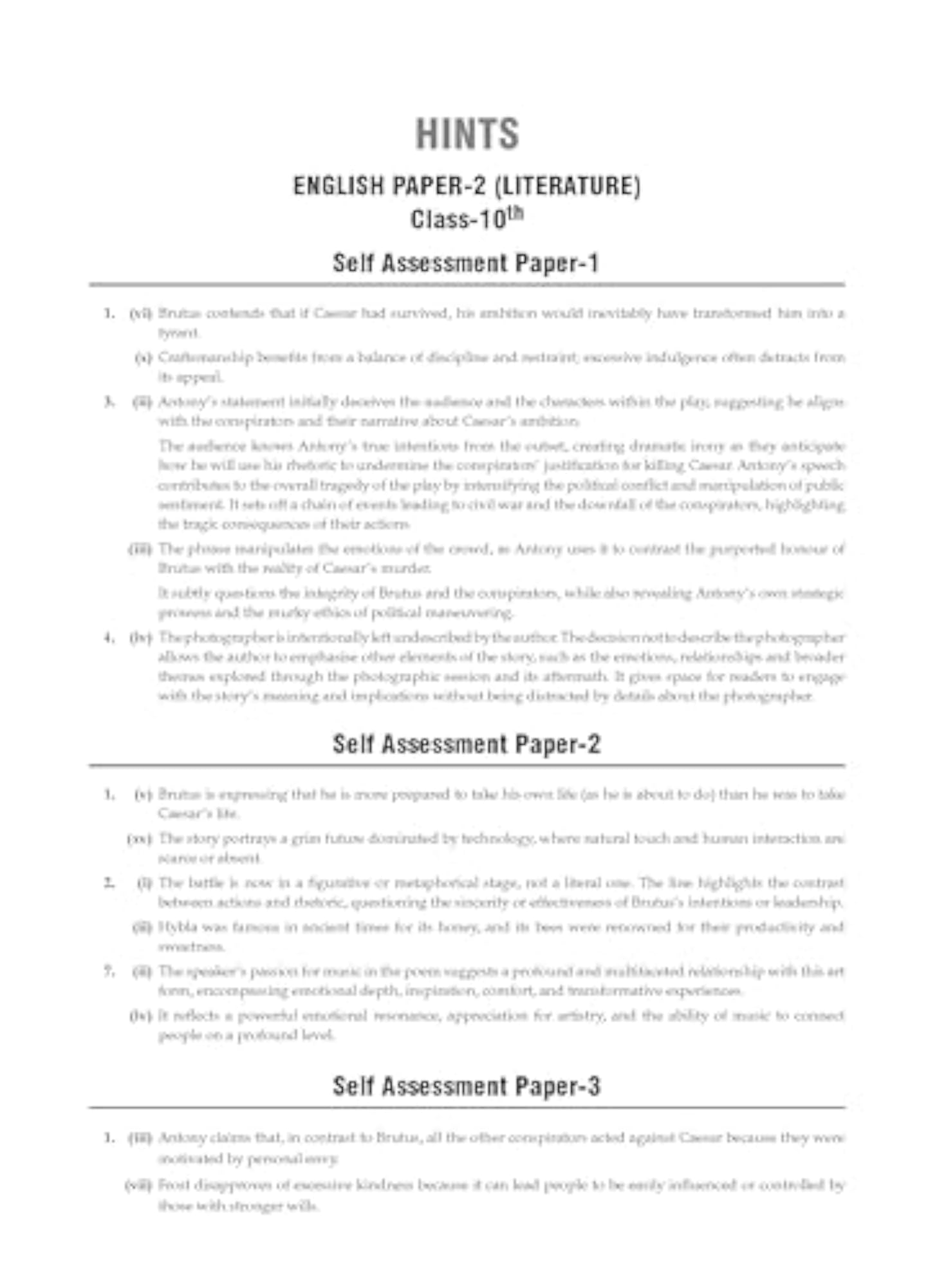 Oswaal ICSE 10 Sample Papers Class 10 English-2