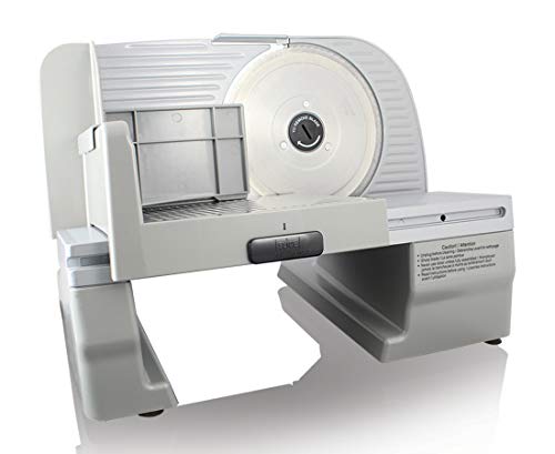 Chef'schoice 607 Premium Electric Food Slicer With Tilted Food Carriage For Fast And Efficient Slicing With Removable Blade For Easy Clean, 7-Inch, Silver #TOP1