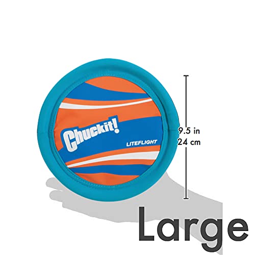 Chuckit! Lite Flight Dog Fetch Toy, Large (10 Inch Diameter) #TOP2