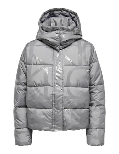 ONLY Onlmercedes AOP Puffer doudoune matelassée femme contre le vent et le froid