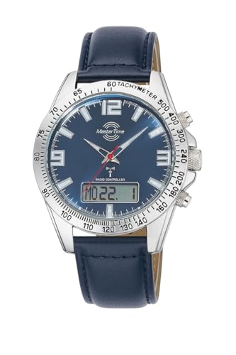 Master Time Funk Quarz Herren Uhr Analog-Digital mit Leder Armband MTGA-10876-32L
