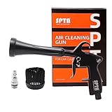 SPTA Car Cleaning Gun, Car Blow Gun Trumpet Head High Pressure Dryer Blow Gun, Car Cleaning Air Gun Kit, Vortex Air Cleaning Tool for Quickly Blasts Dirt and Dust from Surface