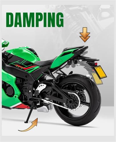 Kawasaki Ninja ZX10R 1:12 moulée sous pression pour passionnés de deux-roues sportifs - 5