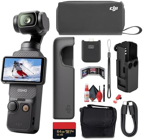 DJI Osmo Pocket 3 Gimbal Camera | 4K60 Video | 1-Inch Sensor | Ac...