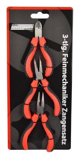 Brüder Mannesmann M10850 Werkstatt Zangen Set 3Teilig