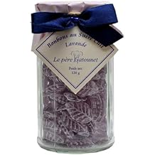 LAmi Provencal Old Fashioned Traditional French Floral Hard Candy Delicate Vintage European Flavor Sweets, Lavender Candy 5.3oz