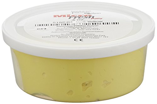 Micro-Fresh Putty for Hands and Feet Exercises, Soft, Yellow, 4 Oz