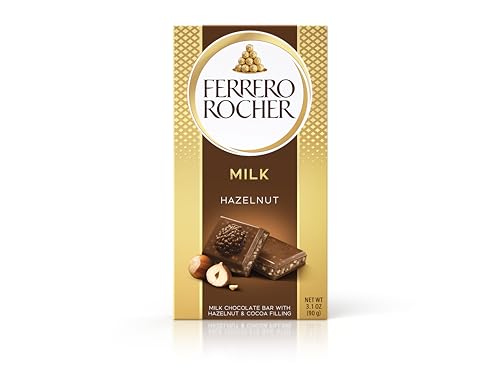 Ferrero Rocher Milk Hazelnut Chocolate, 90 g