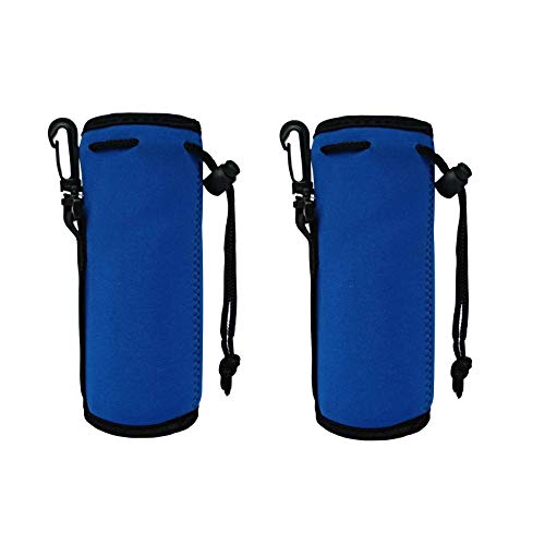 2 Pack Insulated Neoprene Bottle Sleeves Carrier Neoprene Holder Bag Protect for Cooler/Coolie/Cover/Insulator/Holder/Huggie/Sleeve