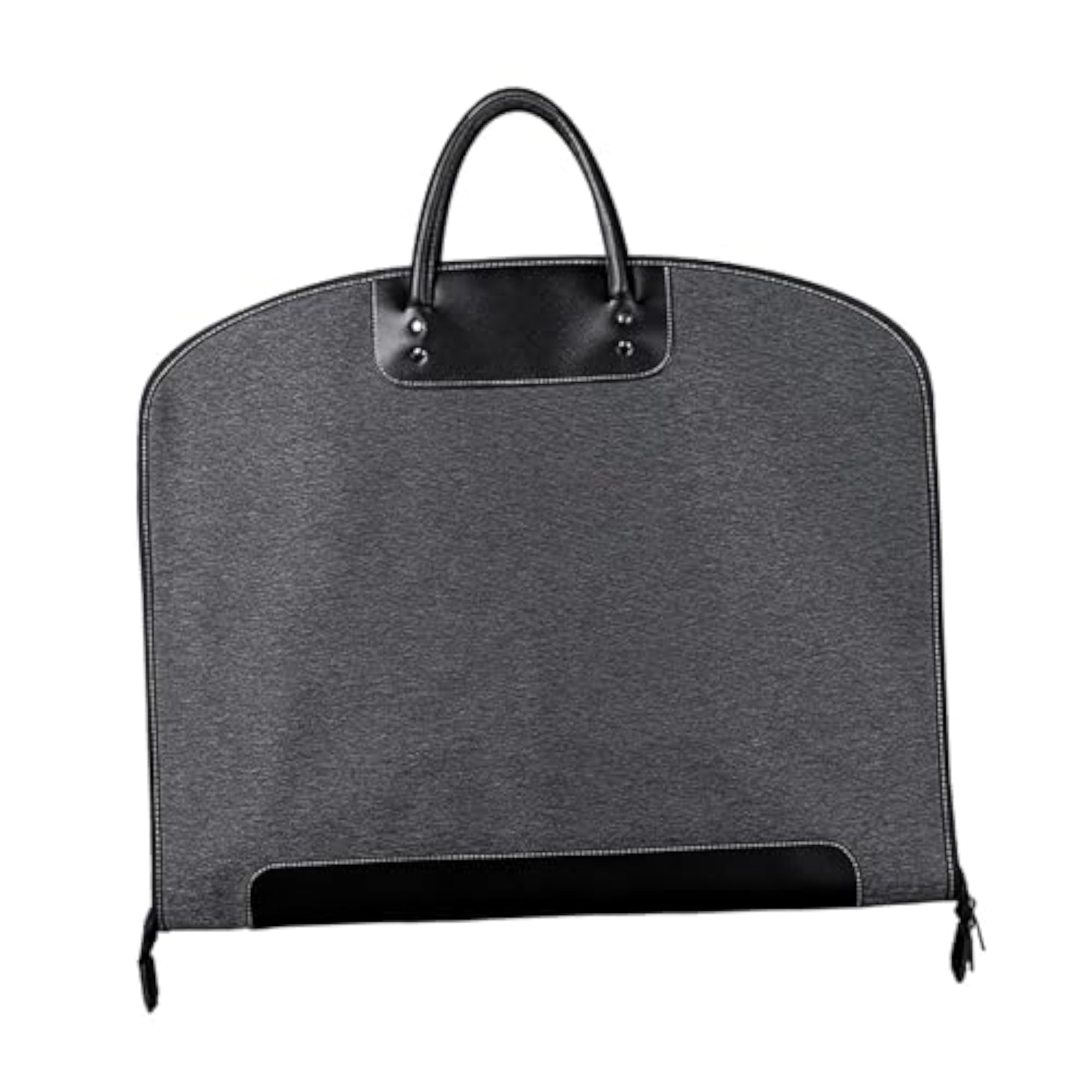 Suit Bag Foldable Hanging Garment Bag for Jackets and Coats, Black