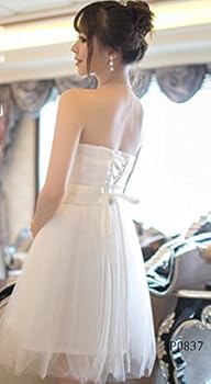 Amazon | 【ノーブランド品】 お姫系 ウェディングドレス リボン