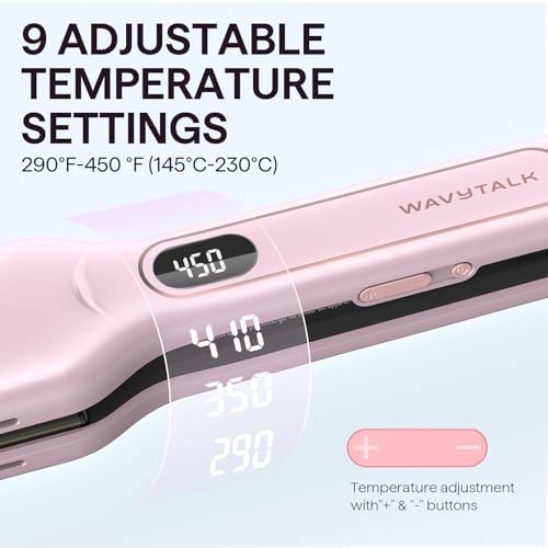 Wavytalk Wet to Straight Hair Straightener — close-up of materials and construction quality