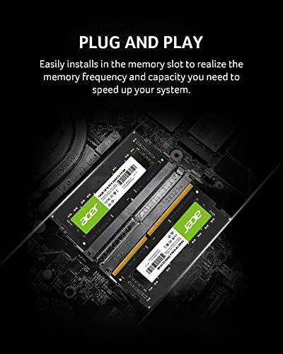 Acer SD100 16GB Single RAM 2666 MHz DDR4 CL19 1.2V Laptop Computer Memory - BL.9BWWA.210