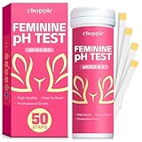 Choppie Vaginal Health pH Test Strips (50 Strips), pH Balance Test Strips for Women, Vaginal pH Test Strips to Monitor Feminine Health & Prevent Infections, Accurate Acidity & Alkalinity Balance