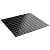 Merola Tile Metro 1" Square Matte Black 6" x 6" Porcelain Mosaic Tile Sample
