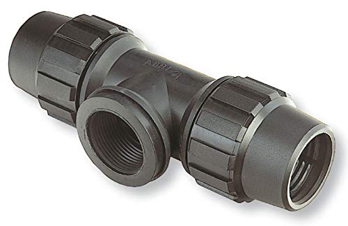ABRISA 4521 Te Te fitting para tubería de riego con rosca hembra