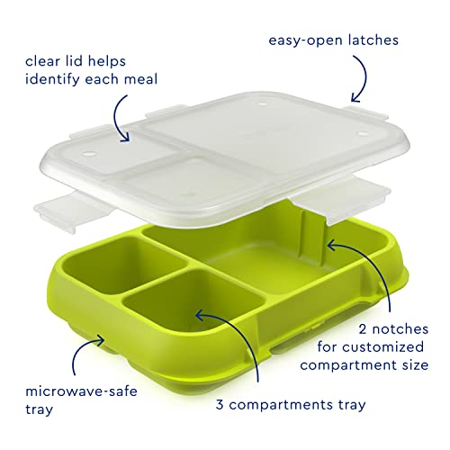 Bentgo Pop Replacement Tray And Cover - Navy Blue/Chartreuse #TOP2