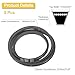 uxcell 3 Pack B73 Classic Wrapped V-Belt, 76