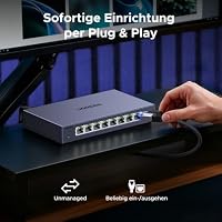 UGREEN 2.5G LAN Switch mit 8X 2.5G Ports, Plug & Play (8-Ports) – Ansicht 5