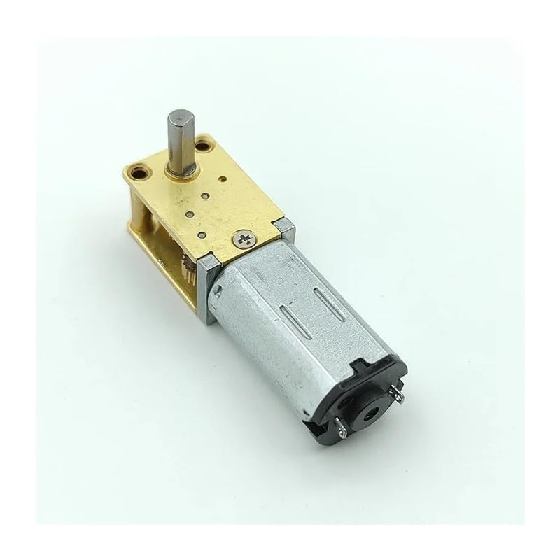 N30 Full Metal Gearbox Gear Electronic Starter DC 3V-12V 135RPM-580RPM Slow Speed Large Torque Reduction Electronic Starter Right Angle D-Shaft Robot